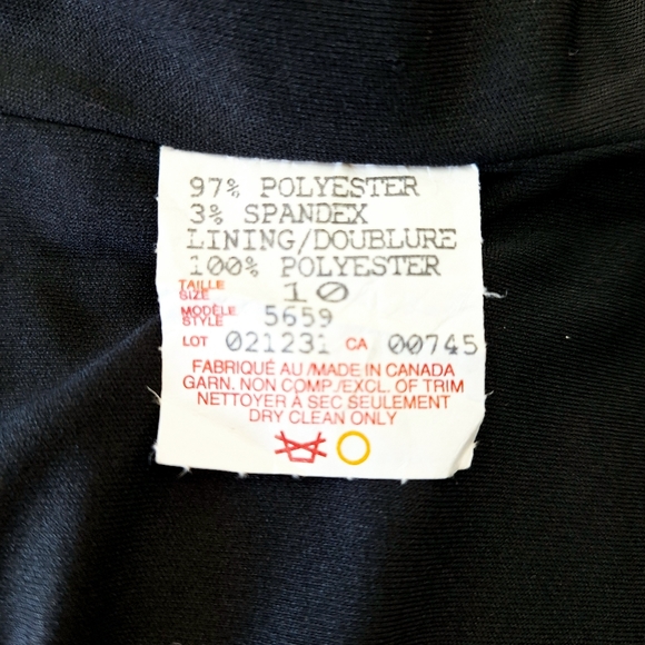 JS Collections Pink & Black Striped Fitted Sleeveless Crop Tank Top Sz 10 - Picture 5 of 10